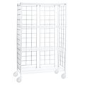 R&B Wire Products Chrome Plated Side And Back Enclosure Panels For 24x48 Shelving Units LC2448-KIT